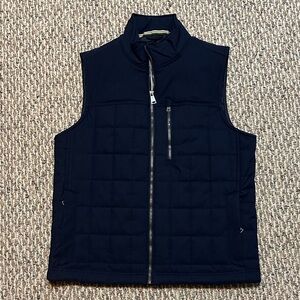 Orvis Navy Quilted Vest
